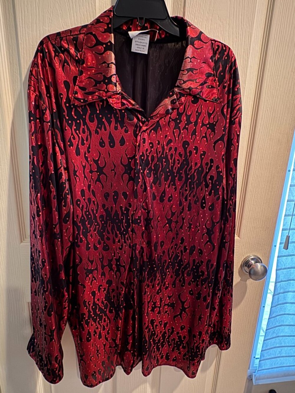 Men's Red Disco Shirt